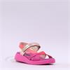 Wonders Mar Strappy Sporty Sandal - Fuchia Combi